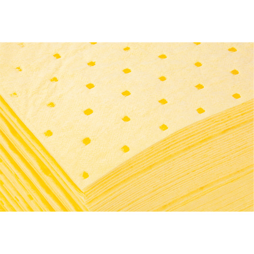 Bonded Sorbent Pads, Hazmat, 15" x 19", 10 gal. Absorbancy Cintas