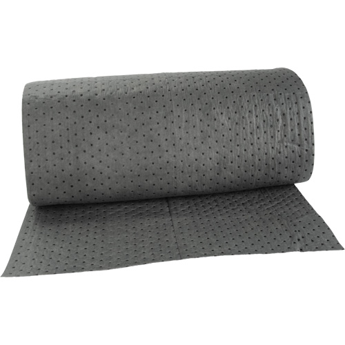 Rouleaux absorbants li&eacute;es, Lourd, 150' lo x 30" la, Absorption 20 gal. Cintas