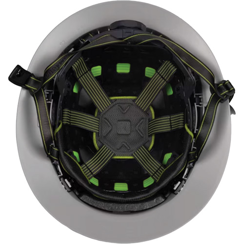 Fibre Metal Climbing Style Helmet with Full Brim, Meets CSA Type 2, Ratchet Suspension, Non-Vented Cintas