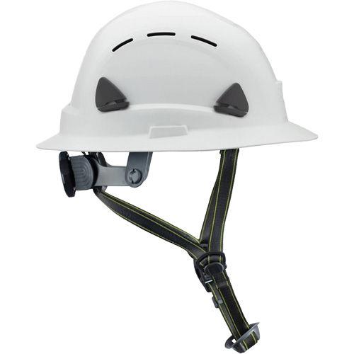 Fibre Metal Climbing Style Helmet with Full Brim, Meets CSA Type 2, Ratchet Suspension, Vented Cintas