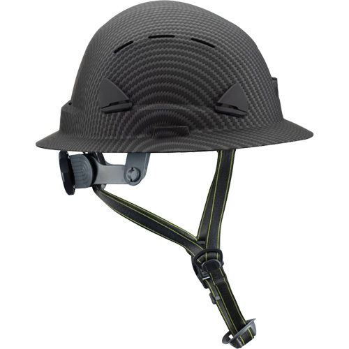 Fibre Metal Climbing Style Helmet with Full Brim, Meets CSA Type 2, Ratchet Suspension, Vented Cintas