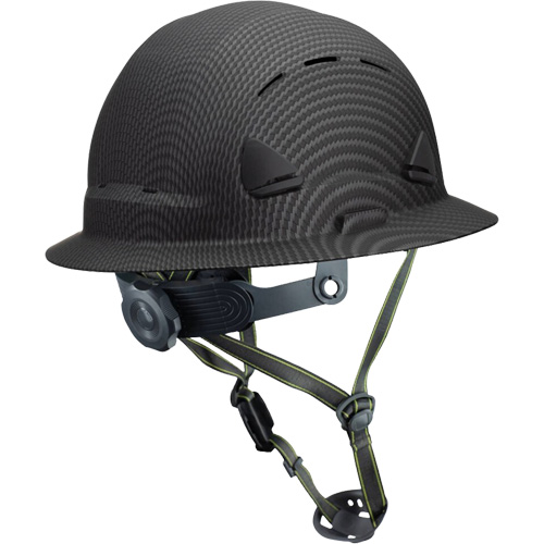 Fibre Metal Climbing Style Helmet with Full Brim, Meets CSA Type 2, Ratchet Suspension, Vented Cintas