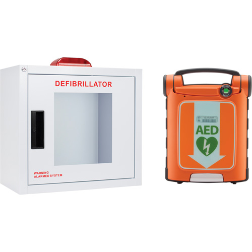 Trousse DEA Powerheart G5 avec armoire, Semi-automatique, Bilingue, Classe 3 Cintas