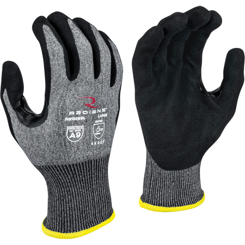 Gants enduits r&eacute;sistants &agrave; la coupe RWG589, Taille T-petit, Calibre 18, Rev&ecirc;tement Mousse de nitrile, Enveloppe en PEHP, ASTM ANSI niveau A9/EN 388 niveau F Cintas