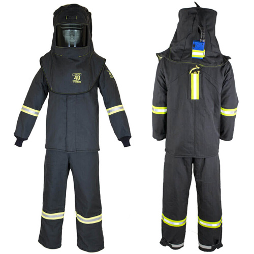 TCG Deluxe Large Arc Flash Suit Kit, 40 cal/cm² Cintas