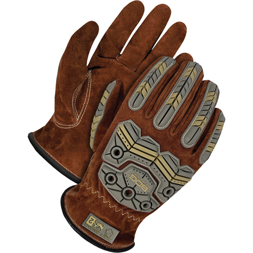 Gants de conducteur classiques r&eacute;versibles &agrave; grain, Moyen, Paume en Cuir fleur de porc Cintas