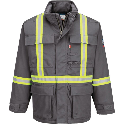 Bizflame&reg; 88/12 Insulated Winter Parka, Grey, Medium (Tall) Cintas