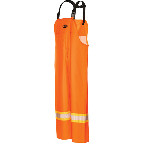 R805 Hurricane Bib Pants, Small, High Visibility Orange Cintas