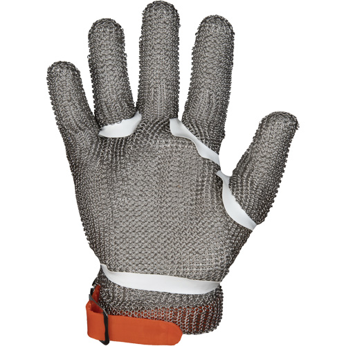 Gants en maille m&eacute;tallique MMG conformes aux normes alimentaires, Taille 2T-petit, Enveloppe en Acier inoxydable, ASTM ANSI niveau A9 Cintas