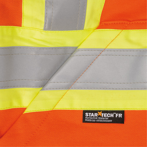 Heavyweight Safety Hoodie, Women's, X-Small, High Visibility Orange Cintas