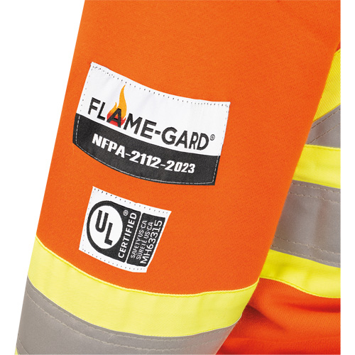 Heavyweight Safety Hoodie, Women's, X-Small, High Visibility Orange Cintas