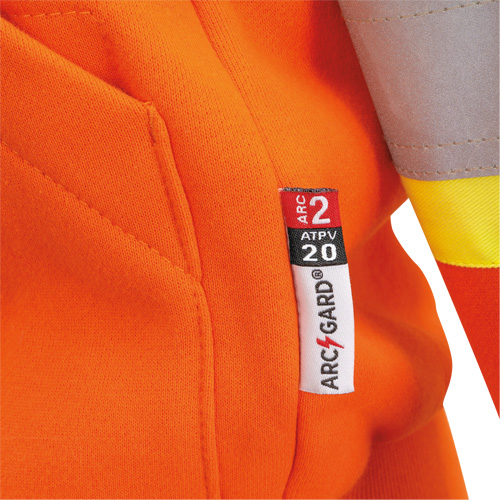 Heavyweight Safety Hoodie, Women's, X-Small, High Visibility Orange Cintas