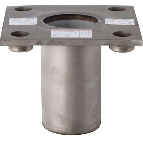 Base d'insertion principale en acier inoxydable avec plaque sup&eacute;rieure pour espace clos DBI-SALA Cintas