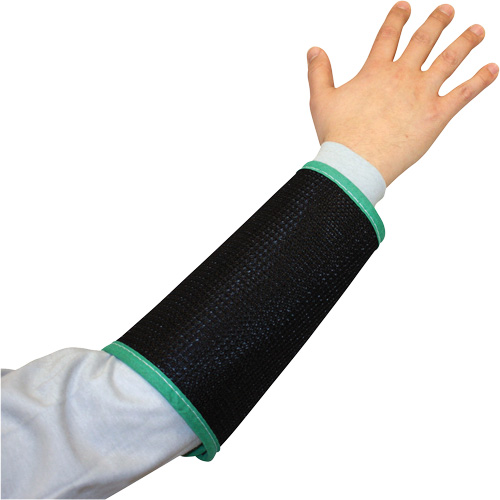 Kut Gard&reg; 2-Ply Cane Mesh Sleeve, Nylon, 9", ASTM ANSI Level A4, Black Cintas