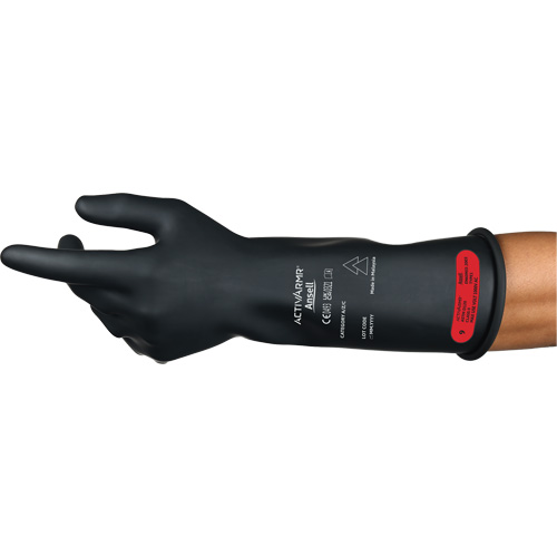 Gants &eacute;lectriques isol&eacute;s ultra l&eacute;gers ActivArmr RIG R014BUL, ASTM classe 0, Taille 8, 14" lo Cintas