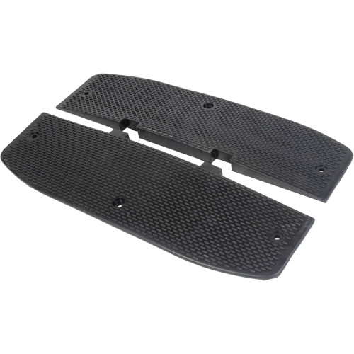Speed Hump End Caps, Rubber, 2' L x 16" W x 1-1/4" H Cintas