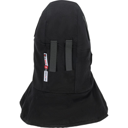Pioneer 765A Flame-Resistant Quilted Hard Hat Liner with Long Neck & Detachable Mouthpiece, Black/Grey, Cotton/FR-Tech&reg;/Modacrylic/Nylon Cintas