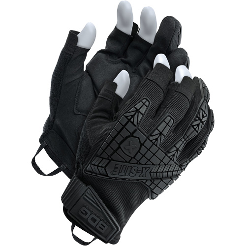 X-Site&reg; Impact Trigger Finger Gloves, Suede Palm, Size Small Cintas