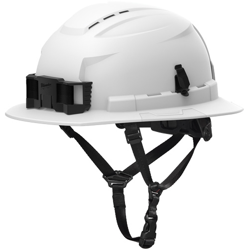 BOLT Full Brim Safety Helmet, Meets CSA Type 2, Ratchet Suspension, Vented Cintas