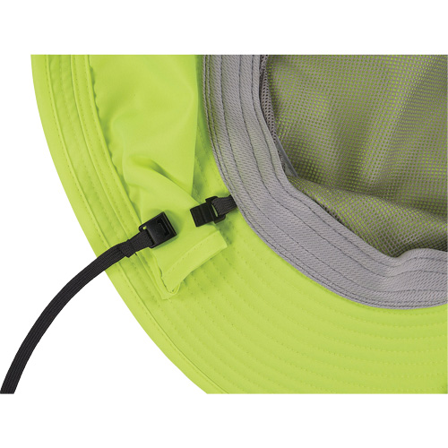 Chill-Its 8934 Ranger Hat with Neck Shade, Large/X-Large, Hi-Vis Lime Cintas