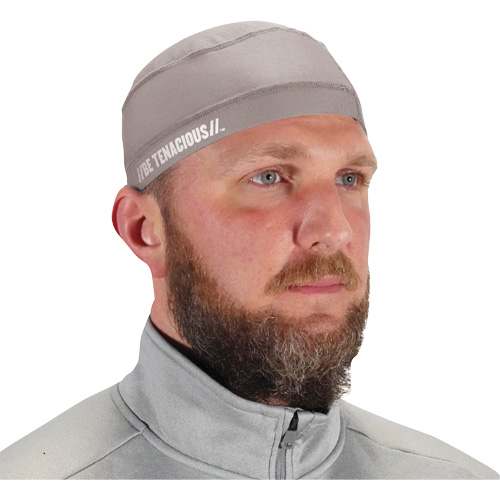 Chill-Its 6632 Performance Knit Cooling Skull Cap, Grey Cintas