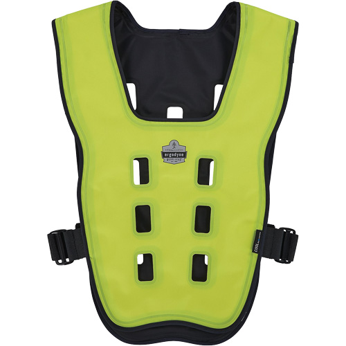 Chill-Its 6685 Dry Evaporative Cooling Vest with Zipper Closure, 2X-Large/3X-Large, High Visibility Lime-Yellow Cintas