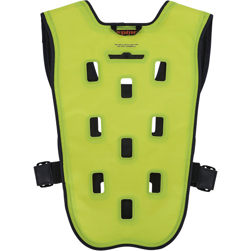 Chill-Its 6685 Dry Evaporative Cooling Vest with Zipper Closure, 2X-Large/3X-Large, High Visibility Lime-Yellow Cintas