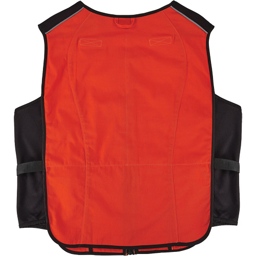 Chill-Its 6255 Lightweight Phase Change Cooling Vest (Vest Only), Small/Medium, Orange Cintas