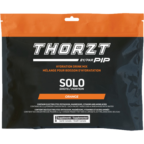M&eacute;lange de boisson hydratante sans sucre en portion unique THORZT, Emballage-portion, Orange Cintas