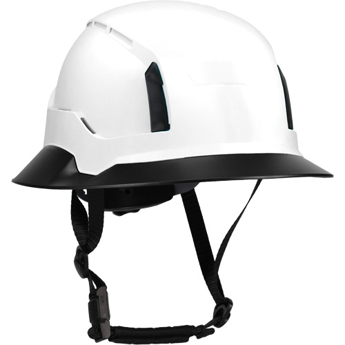 Wide Clip-On Full Brim for RZRBack Climbing Helmet, White Cintas