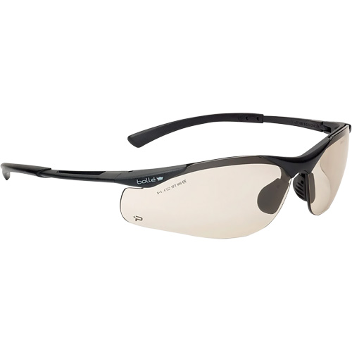 Contour BSSI Safety Glasses, Brown/Copper Lens, Anti-Fog/Anti-Scratch, ANSI Z87+ Cintas