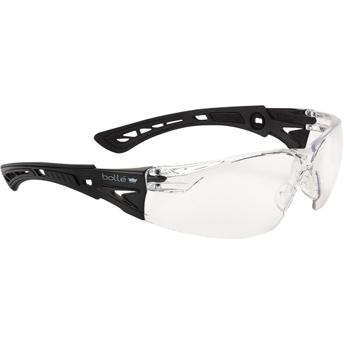 Lunettes de s&eacute;curit&eacute; Rush + Petit BSSI, Lentille Transparent, Antibu&eacute;e/Anti-&eacute;gratignures, ANSI Z87+ Cintas