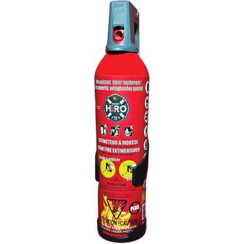 Extincteur Hero 911 sans PFAS, ACK, Capacit&eacute; 750 ml Cintas