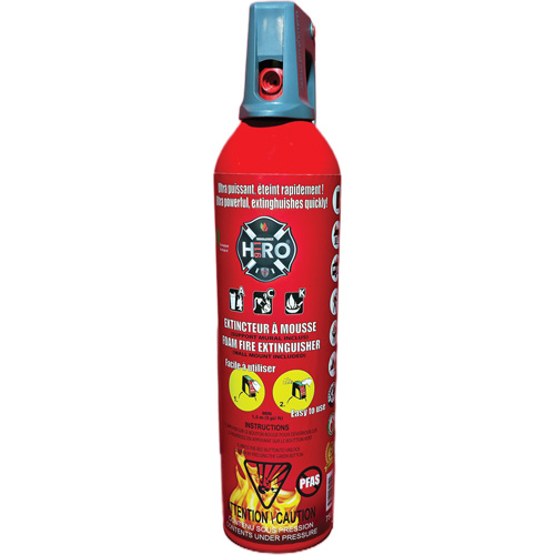 Extincteur Hero 911 sans PFAS, ACK, Capacit&eacute; 750 ml Cintas
