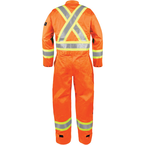 High-Visibility Fire-Resistant Coveralls, Size 3X-Large, Orange Cintas