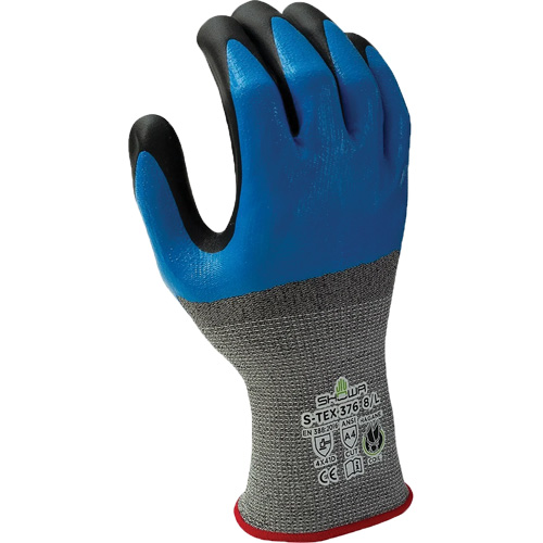 376 Cut-Resistant Gloves, 10/2X-Large, Nitrile/Foam Nitrile Coating, 13 Gauge, Polyester/Stainless Steel Shell Cintas