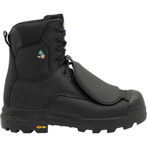 Bottes de travail Vulcan avec protecteur m&eacute;tatarsien &agrave; l'ext&eacute;rieur, Cuir, Taille 5, Imperm&eacute;able Cintas