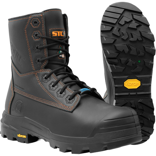 Bottes de travail Metpro Flex avec protecteur m&eacute;tatarsien, Cuir, Taille 6, Imperm&eacute;able Cintas