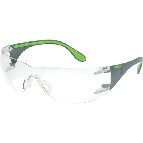 Lunettes de s&eacute;curit&eacute; gris/vert Adapt Lite, Lentille Transparent, Antibu&eacute;e/Anti-&eacute;gratignures, ANSI Z87+/R&eacute;pond ou surpasse la norme CSA Z94.3 Cintas