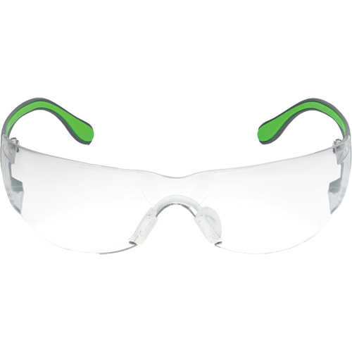 Lunettes de s&eacute;curit&eacute; gris/vert Adapt Lite, Lentille Transparent, Antibu&eacute;e/Anti-&eacute;gratignures, ANSI Z87+/R&eacute;pond ou surpasse la norme CSA Z94.3 Cintas