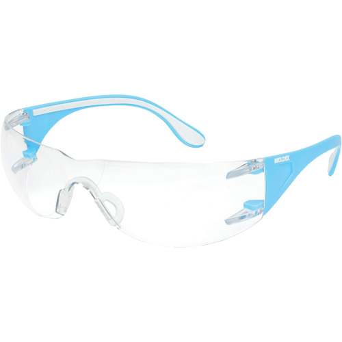 Lunettes de s&eacute;curit&eacute; bleu/blanc Adapt Lite, Lentille Transparent, Antibu&eacute;e/Anti-&eacute;gratignures, ANSI Z87+/R&eacute;pond ou surpasse la norme CSA Z94.3 Cintas