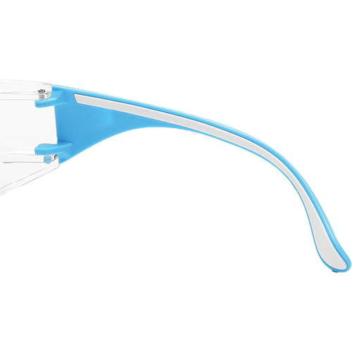 Lunettes de s&eacute;curit&eacute; bleu/blanc Adapt Lite, Lentille Transparent, Antibu&eacute;e/Anti-&eacute;gratignures, ANSI Z87+/R&eacute;pond ou surpasse la norme CSA Z94.3 Cintas