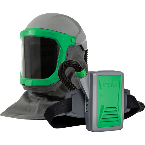 Z-Link Powered Air Respirator with Zytec FR Shoulder Cape, Facepiece Respirator/Welding Helmet Cintas