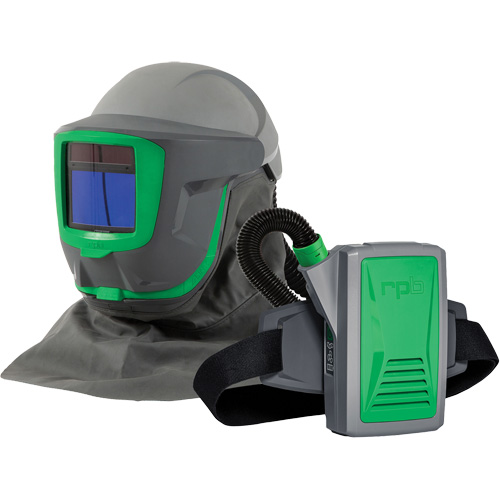 Z-Link+ syst&egrave;me APR motoris&eacute; avec cape &agrave; l'&eacute;paule & visi&egrave;re, Respirateur &agrave; masque/Masque de soudage Cintas