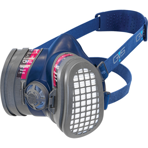 Elipse&reg; Low Profile OV/P100 NIOSH Respirator with Replacement Filters, Elastomer/Thermoplastic, Small/Medium Cintas