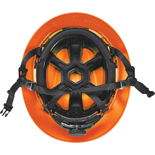 V-Gard H2&reg; Full Brim Safety Helmet, Ratchet Suspension, Non-Vented Cintas