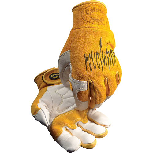 Caiman&reg; Premium TIG/MIG Welder's Gloves with Hook & Loop Closure, Split Cowhide, Size Large Cintas