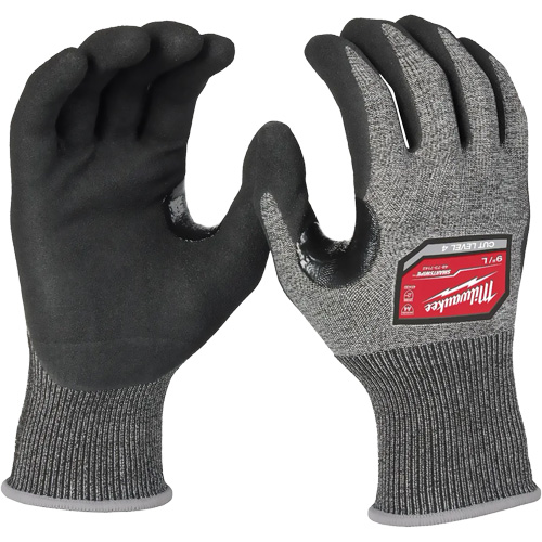 Gants haute dext&eacute;rit&eacute; r&eacute;sistants &agrave; la coupe, Taille Moyen, Calibre 18, Rev&ecirc;tement Nitrile, Enveloppe en Poly&eacute;thyl&egrave;ne, ANSI/ISEA 105 niveau 4/EN 388 niveau D Cintas
