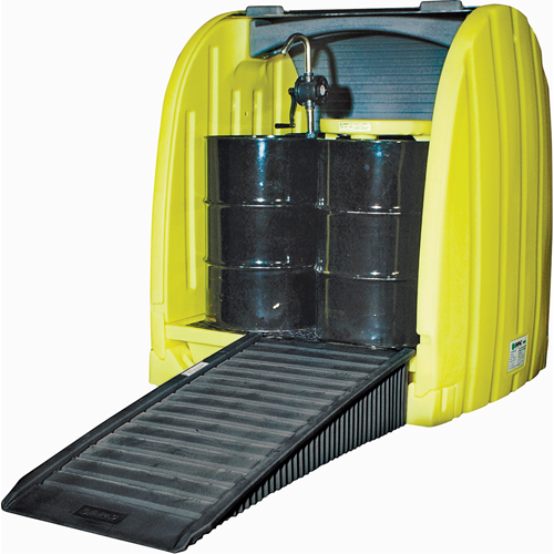 Drum Hardcover & Spillpallet, 65" L x 58" W x 69" H, 6000 lbs. Load Capacity Cintas