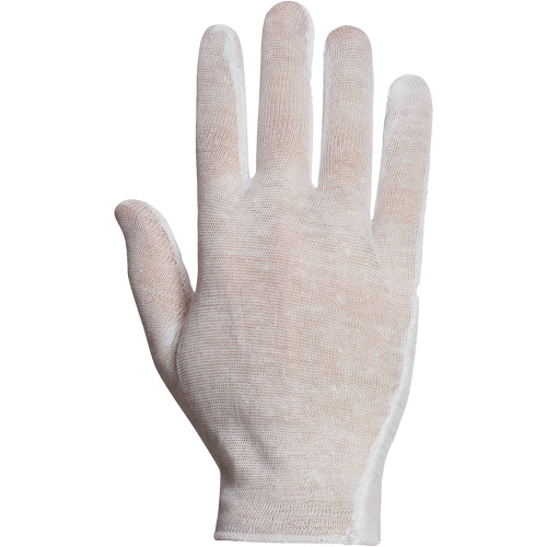 Gants d'inspection Superior ML40, Poly/coton, Poignet &agrave; ourlet, Taille unique Cintas